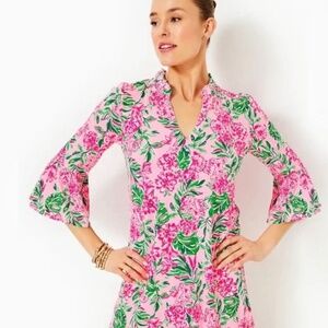 Lilly Pulitzer Hayes Dress in Conch Shell Pink Koala La La XL NWT